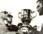 JCT legendry captain Inder Singh receiving Durand Cup from Chief Guest in the early 70.