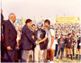 Harjinder Singh receiving honour in Durand Cup 1992.