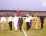 Our General Secretary escorting Mr. Priya Ranjan Dasmunsi in Federation Cup Final